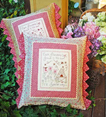 The Rivendale Collection-Friendship Grows Cushion Pattern