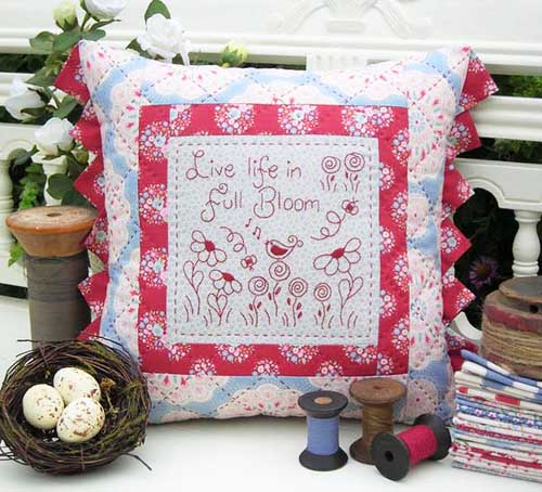 The Rivendale Collection-Full Bloom Cushion Pattern
