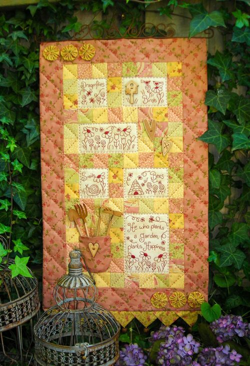 The Rivendale Collection-Garden of Happiness Wall Hanging Pattern