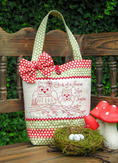The Rivendale Collection-Hoot Together Bag Pattern