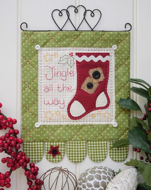 The Rivendale Collection-Jingle all the way Wall Hanging Pattern
