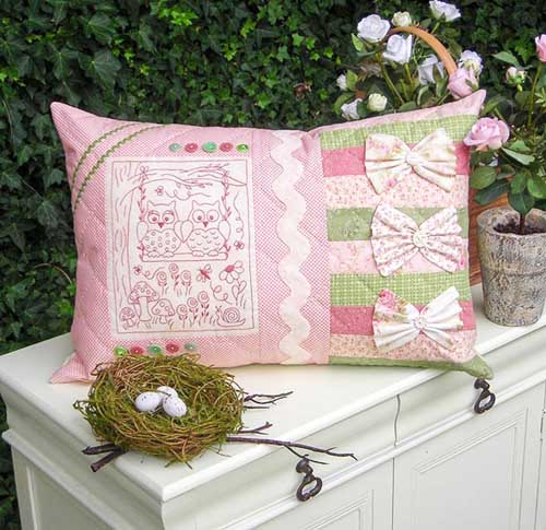 The Rivendale Collection-Love Birds Cushion Pattern