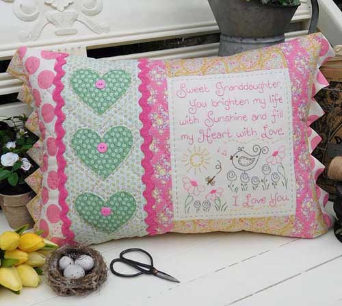 The Rivendale Collection-Sweet Granddaughter Cushion Pattern