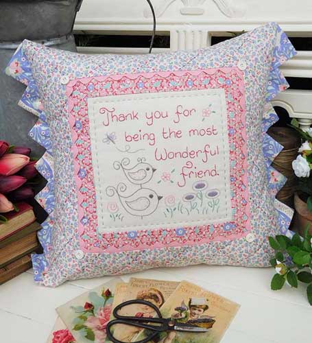 The Rivendale Collection-Wonderful Friend Cushion Pattern