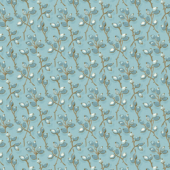 Patchwork Fabrics-Andover-Bluebird A9176-B1