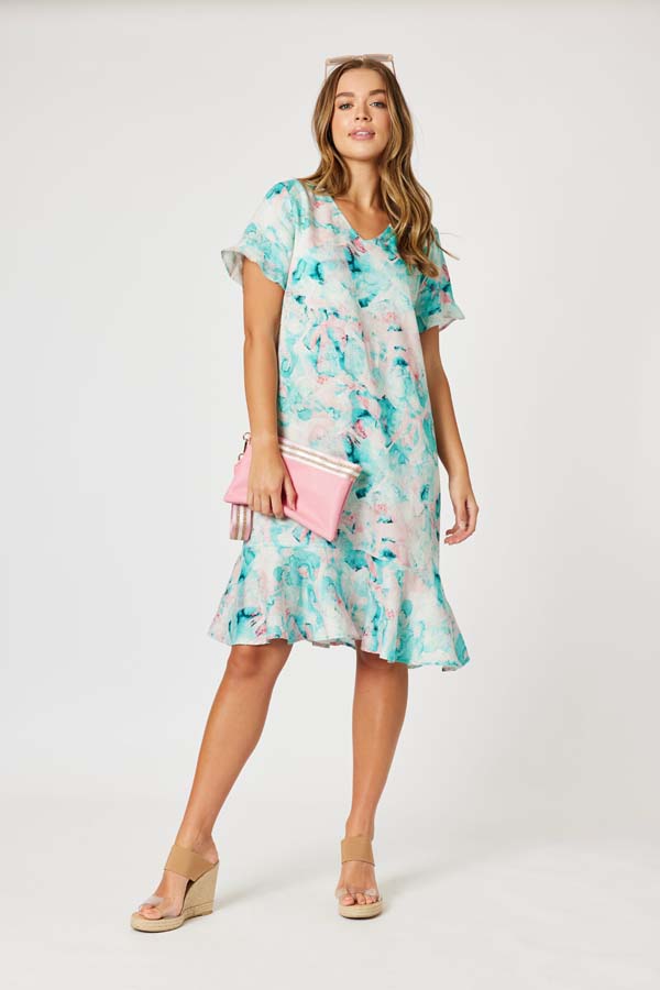 Gordon Smith Linen Dress 41022