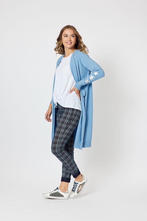 Threadz Superstar Longline Cardi 42313 Powder 