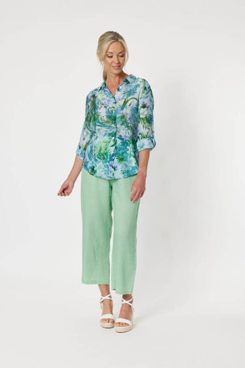 Gordon Smith Lara Wide Leg Pants Mint 43440