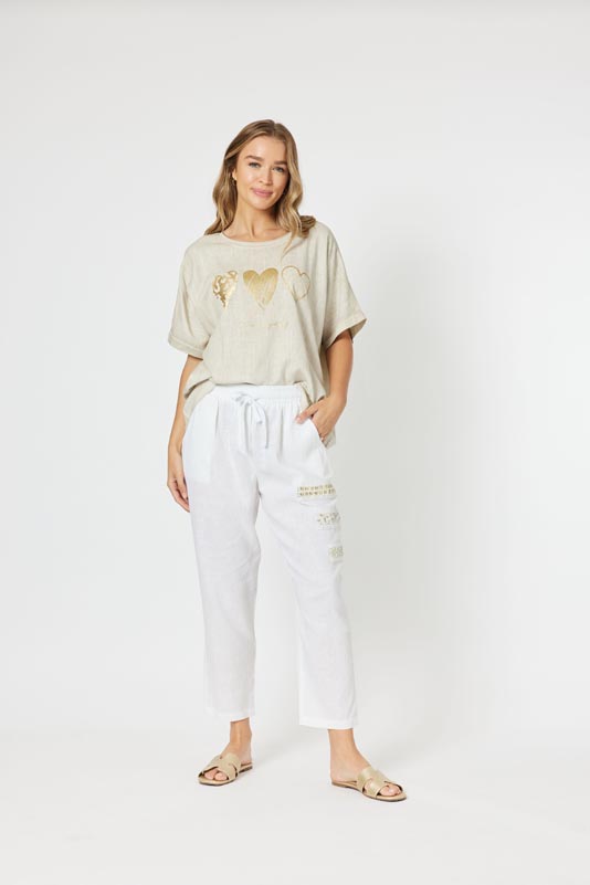 Threadz Amore Pant White 46334