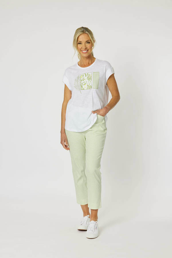 Gordon Smith Applique Tee Celery 45718 - Image 9