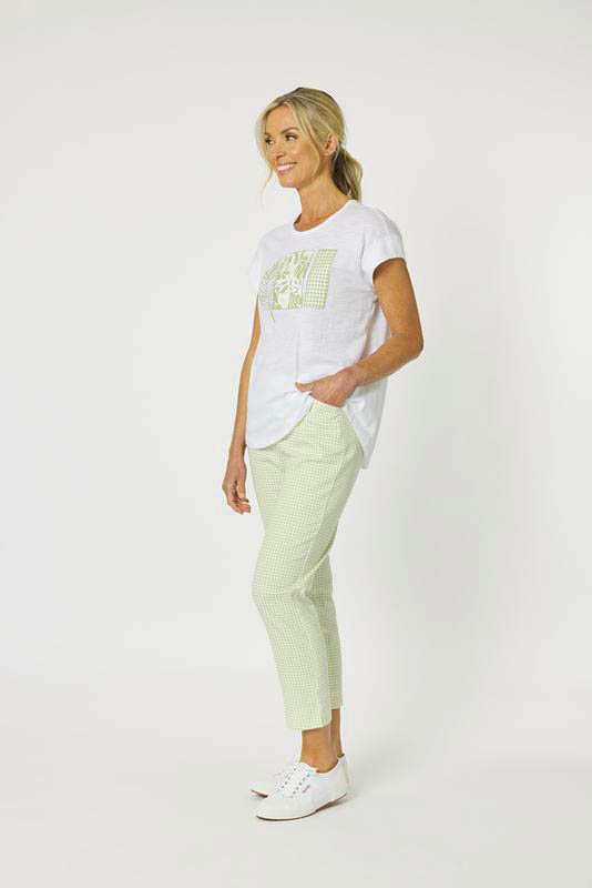 Gordon Smith Applique Tee Celery 45718 - Image 8