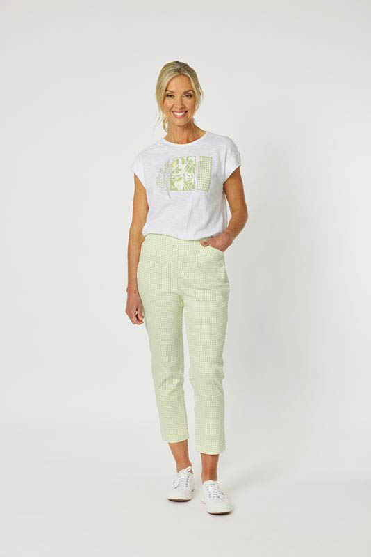 Gordon Smith Applique Tee Celery 45718 - Image 5