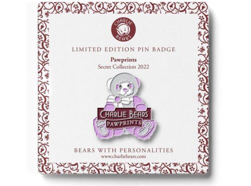 Limited Edition Paw Prints Pin Badge