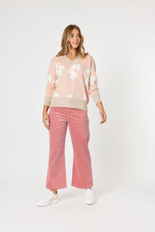 Threadz Pasadena Knit Coral 46631