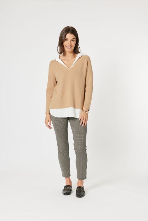 Clarity Deux Knit Caramel 46914