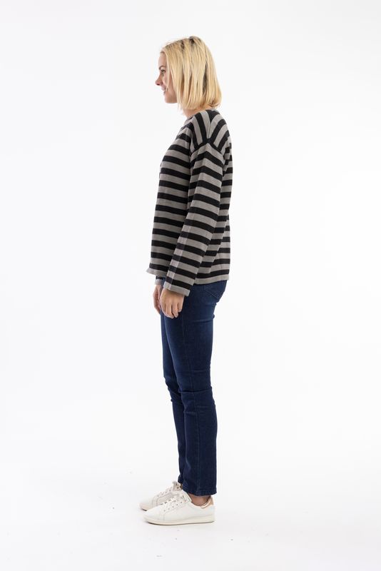 Orientique Stripe Knit Top 1301 - Image 3