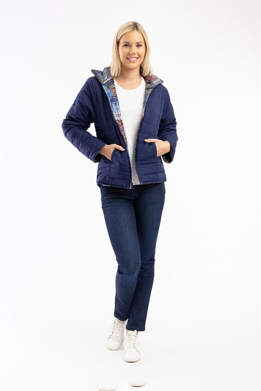 Orientique Puffer Jacket Kantha Patch 3243 - Image 6
