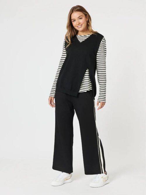 Threadz Vicky Vest Black 44373
