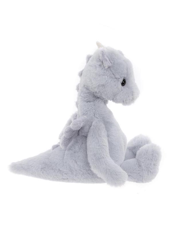 Charlie Bear Bear and Me Draco Dragon Cloudy Grey - Image 3