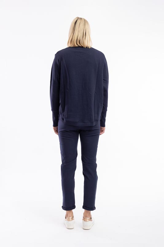 Orientique Sweat Navy 52003 - Image 2