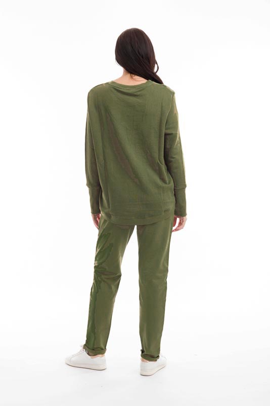 Orientique Sweat Olive 52003