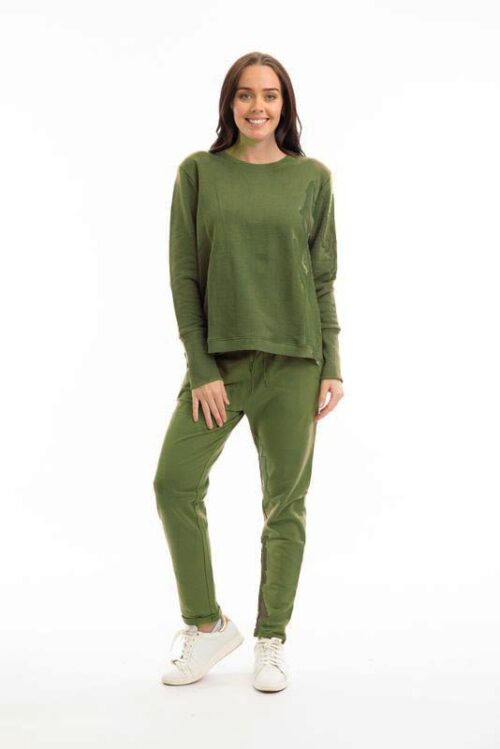 Orientique Sweat Olive 52003