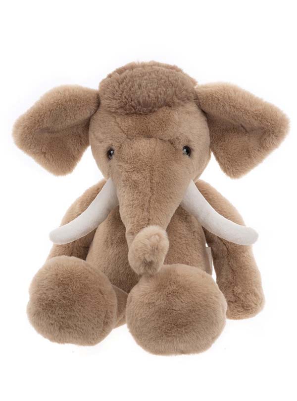 Charlie Bears Bear & Me Wally Mammoth Oatmeal Brown