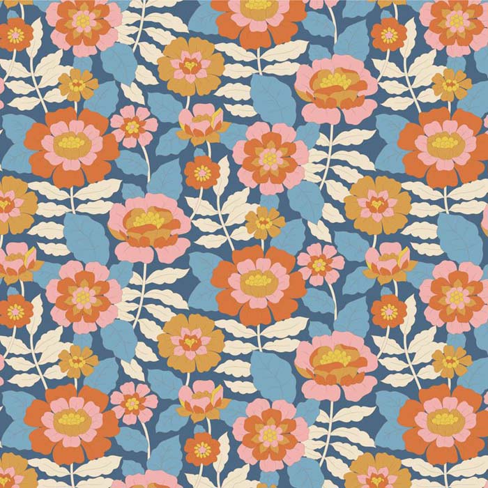 Tilda Wallflower Beverley Blue 100611