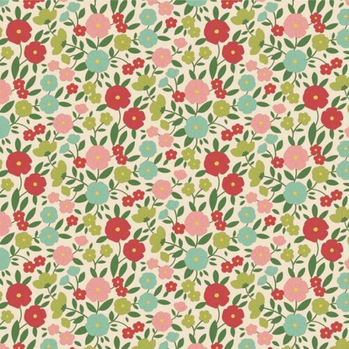 Tilda Wallflower Janice Green 100613 PER METRE