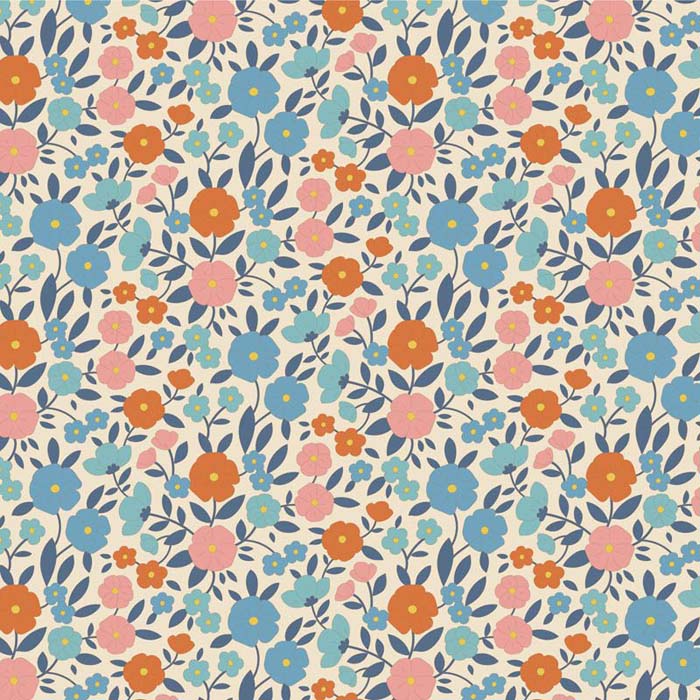 Tilda Wallflower Janice Blue 100615