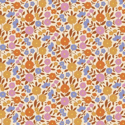 Tilda Wallflower Janice Caramel 100616 PER METRE