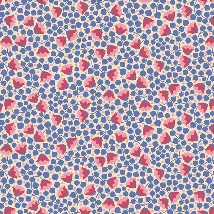 Patchwork Fabric Tilda Bellflower Denim 110131