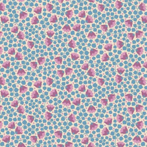Patchwork Fabric Tilda Bellflower Blue 110132