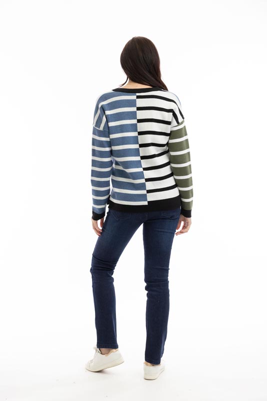 Orientique Reversible Knit Jumper 1303V