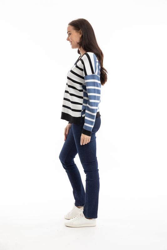Orientique Reversible Knit Jumper 1303V - Image 3