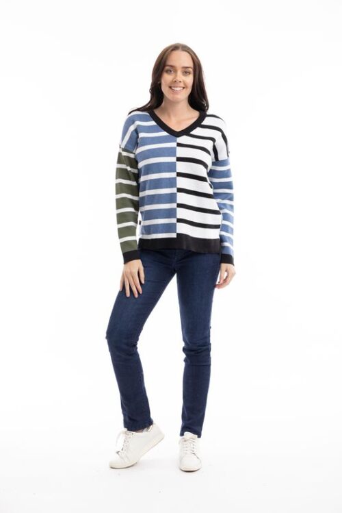 Orientique Reversible Knit Jumper 1303V
