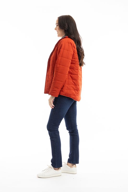 Orientique Puffer Coat Japanese Garden 3243 - Image 7
