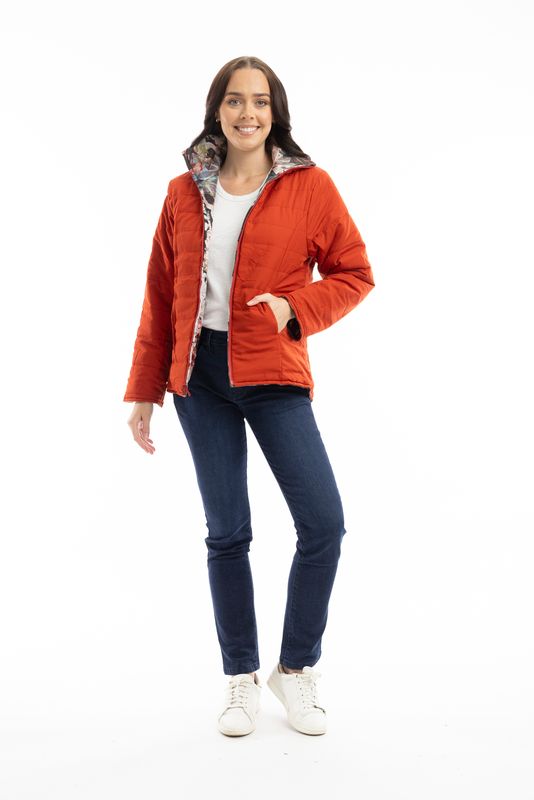 Orientique Puffer Coat Japanese Garden 3243 - Image 8