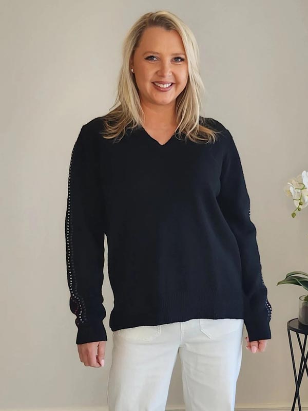 Theadz Stitch Knit Black 46642 - Image 4