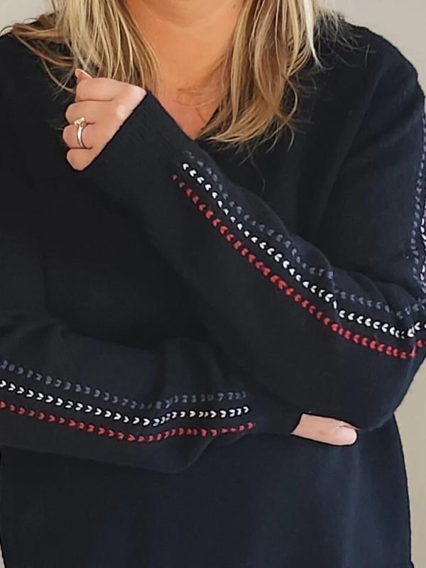 Theadz Stitch Knit Black 46642 - Image 6