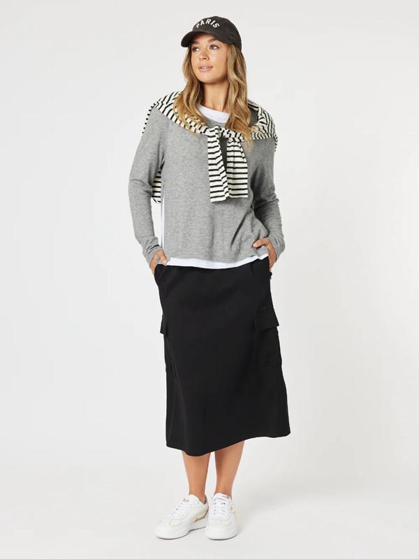 Threadz Urban Cargo Skirt Black 46772 - Image 5