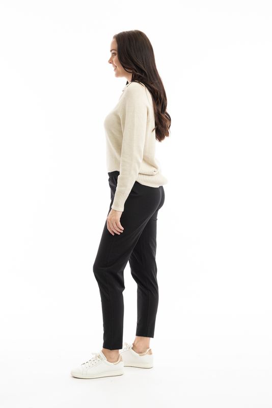 Orientique Lycra Knit Leggings Black 5619 - Image 4