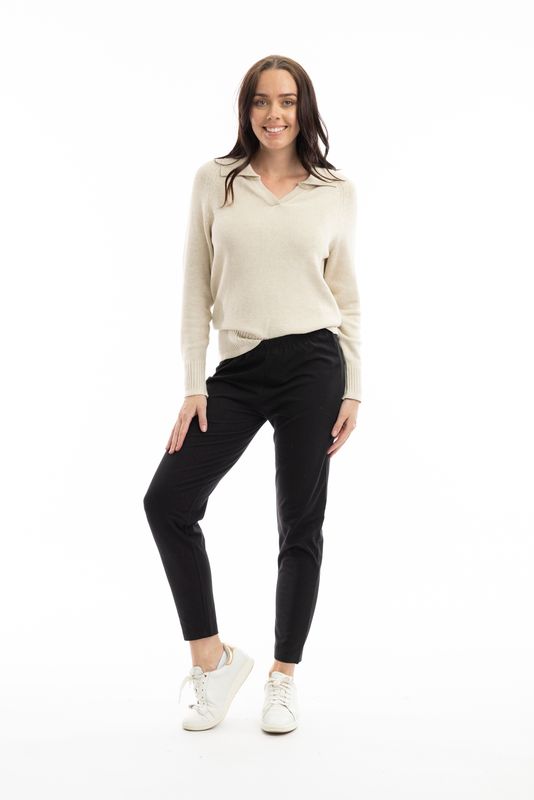 Orientique Lycra Knit Leggings Black 5619