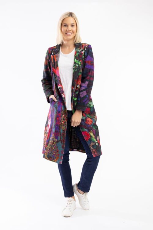 Orientique Long Coat Jungle 62740