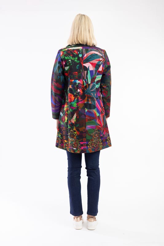 Orientique Mid Length Coat Jungle 62741 - Image 3