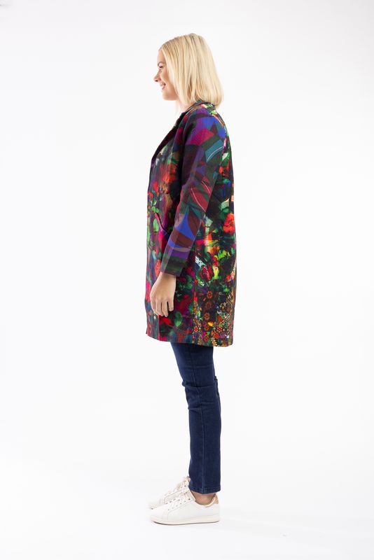 Orientique Mid Length Coat Jungle 62741 - Image 4