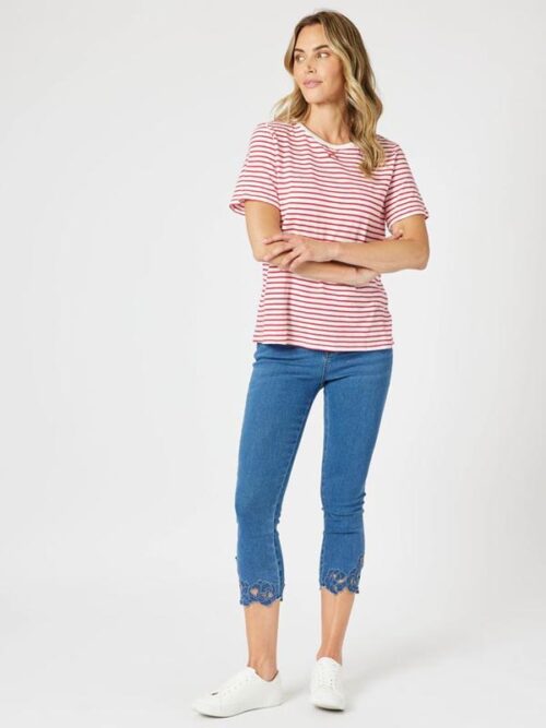 Gordon Smith Isla Embroidered Jean Denim 48212