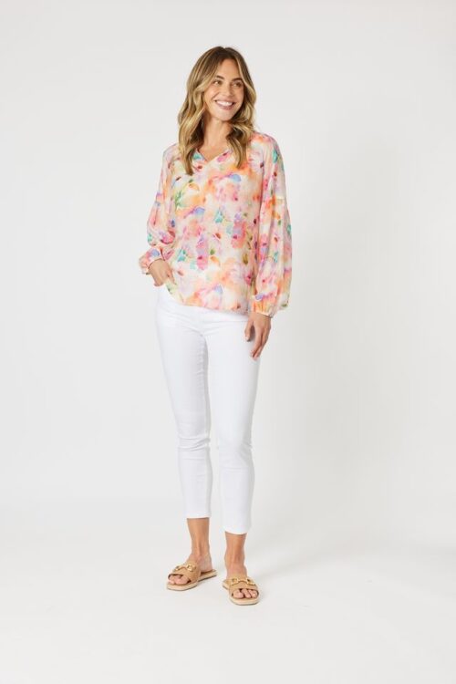 Gordon Smith Spring Floral Top 48387