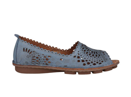 Cabello Flat Shoe Hurmet Denim