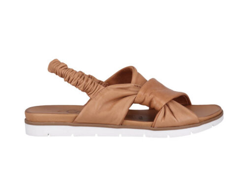 Cabello Yara Flat Tan Sandal
